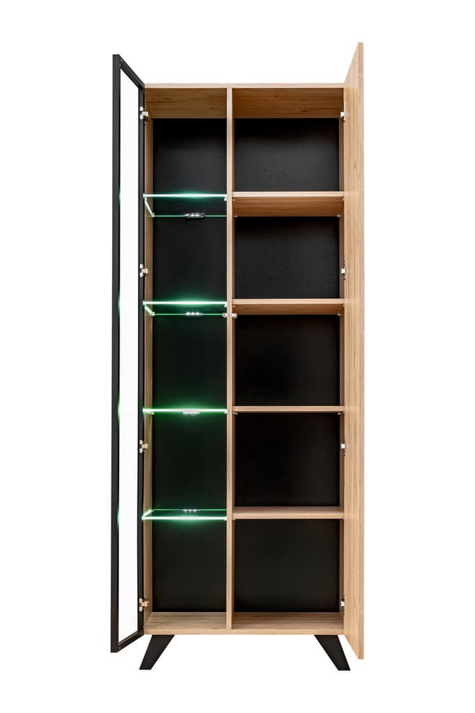 Liam Tall Display Cabinet 70cm