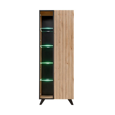 Liam Tall Display Cabinet 70cm