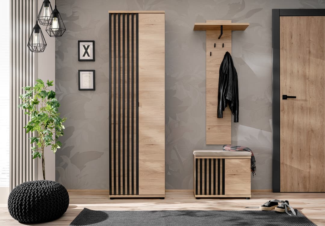 Pedro Shoe Cabinet 60cm – Arthauss Furniture - Main Image