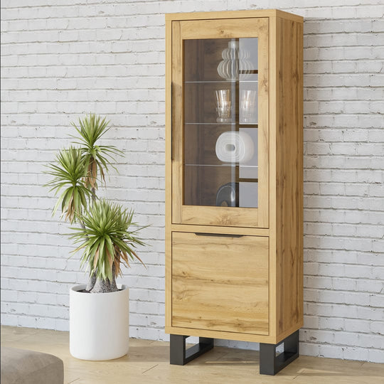 Halle 05 Tall Display Cabinet 84cm