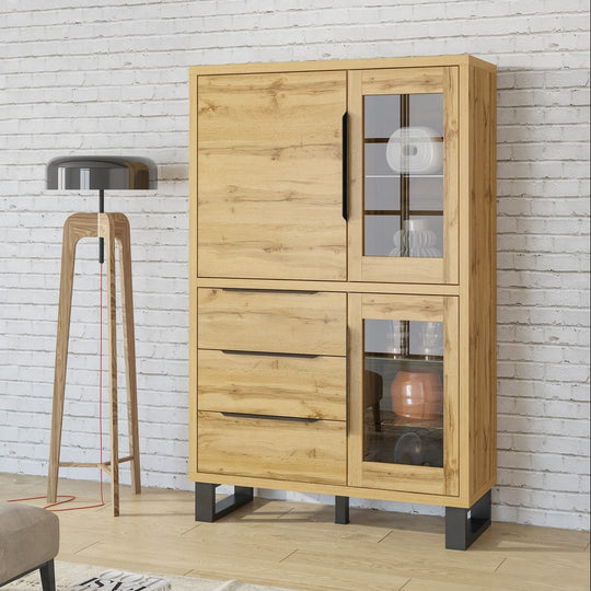 Halle 12 Tall Display Cabinet 120cm