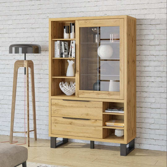 Halle 13 Tall Display Cabinet 120cm