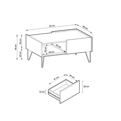 Harmony Coffee Table 97cm