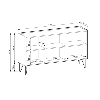 Harmony Sideboard Cabinet 144cm