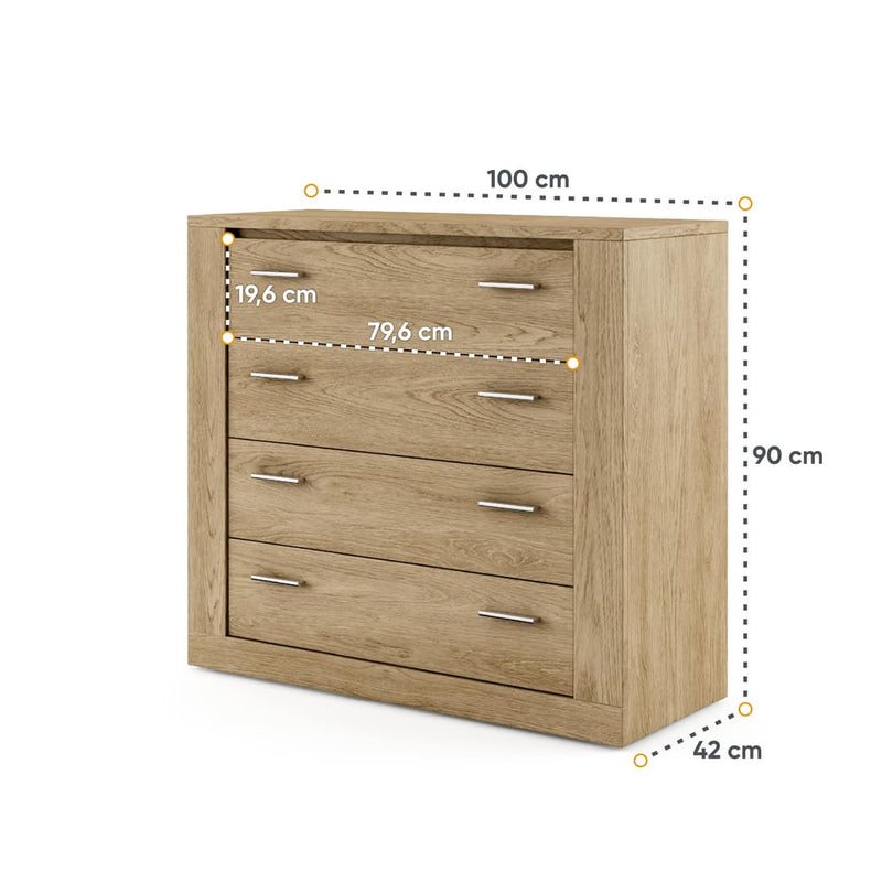 Idea ID-10 Chest of Drawers 100cm