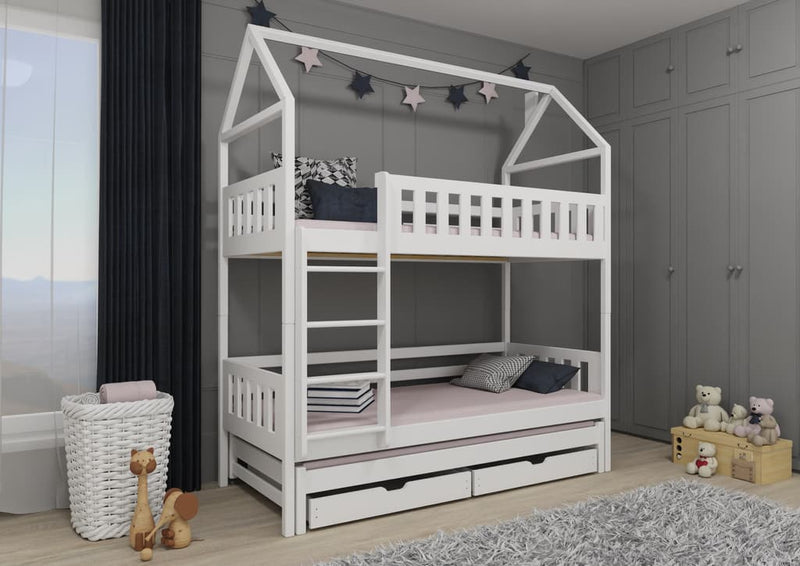 Iga Bunk Bed with Trundle and Storage