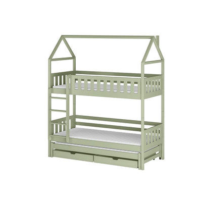 Iga Bunk Bed with Trundle and Storage