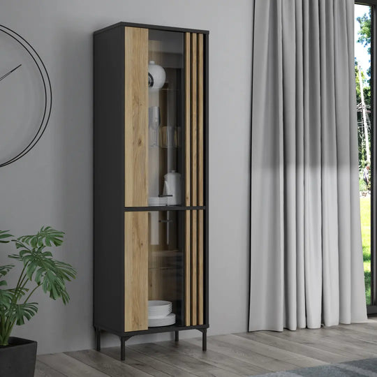 Joakimis Tall Display Cabinet 59cm