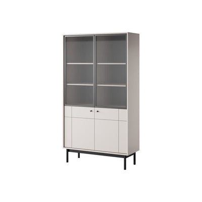 Japandi Tall Display Cabinet 104cm