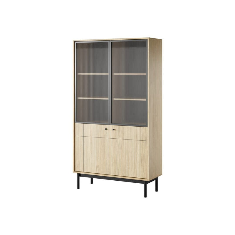 Japandi Tall Display Cabinet 104cm