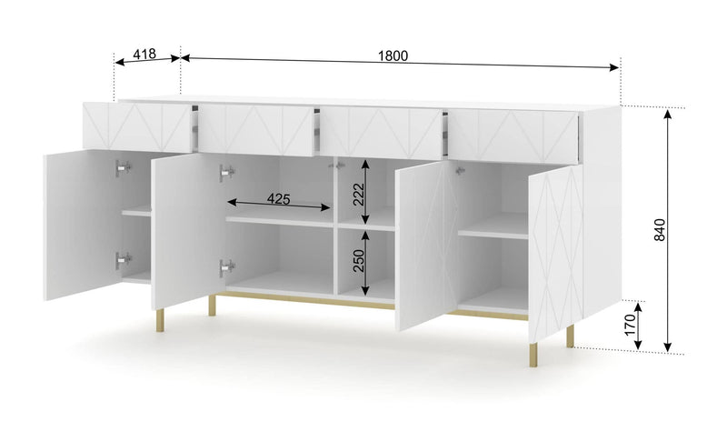 Kairo Sideboard Cabinet 180cm