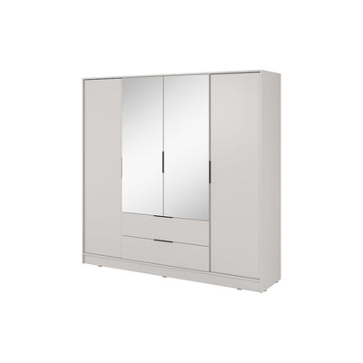 Kelly Hinged Door Wardrobe 206cm [Mirror]