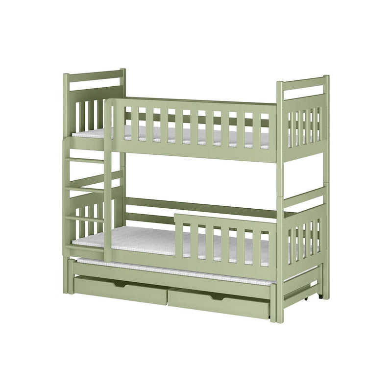 Klara Bunk Bed with Trundle and Storage