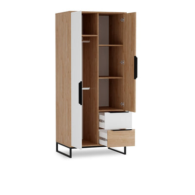 Landro Hinged Door Wardrobe 80cm