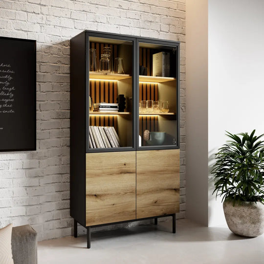 Lang Tall Display Cabinet 100cm