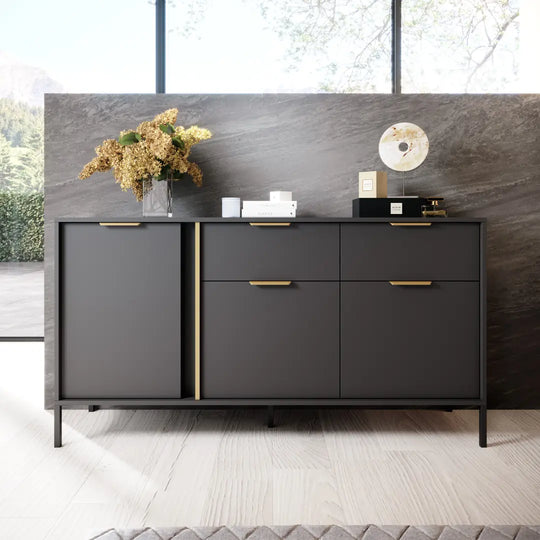 Lars Sideboard Cabinet 153cm [Drawers]