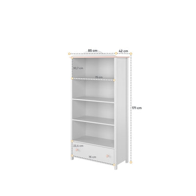 Luna LN-02 Bookcase 85cm