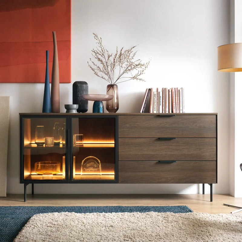 Lumi Sideboard Cabinet 181cm [Drawers]