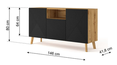 Luxi Sideboard Cabinet 146cm