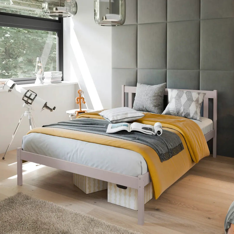 Wooden Bed King [EU Double]