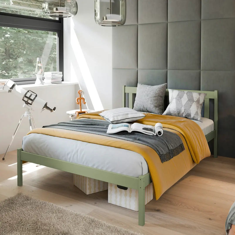 Wooden Bed King [EU Double]