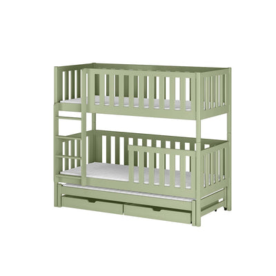 Lea Bunk Bed with Trundle and Storage