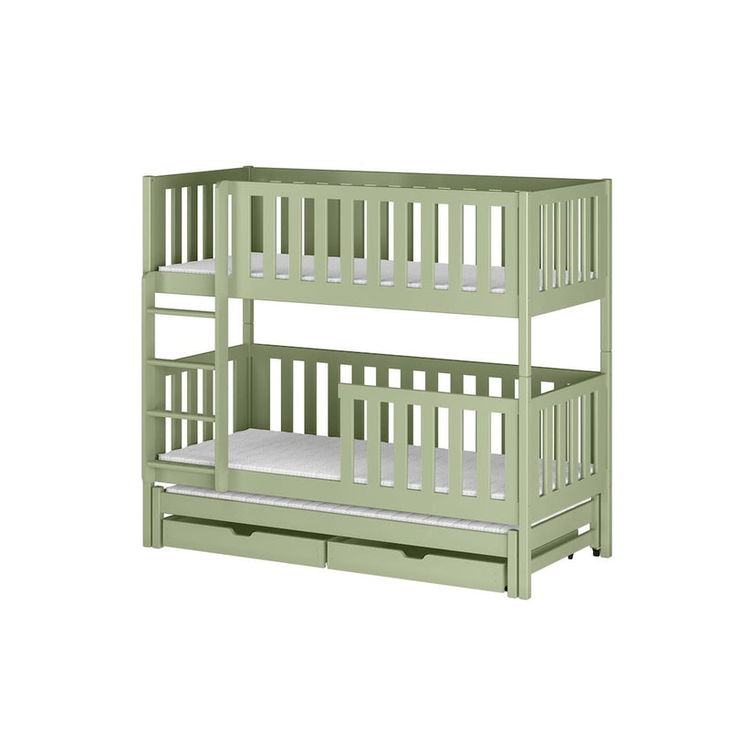 Lea Bunk Bed with Trundle and Storage