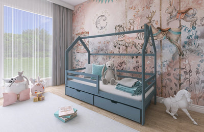 Wooden Single Bed Lila Bed With Storage