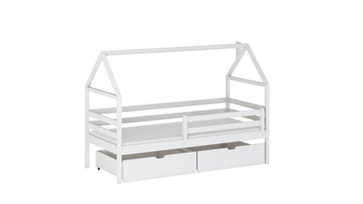 Wooden Single Bed Aaron With Storage