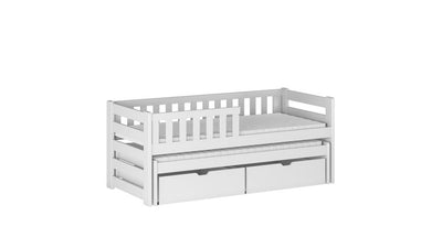 Wooden Double Bed Bolko With Trundle