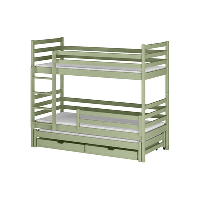 Luke Bunk Bed with Trundle and Storage
