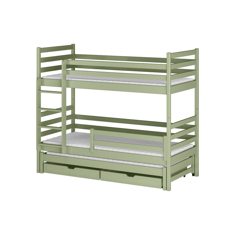 Luke Bunk Bed with Trundle and Storage