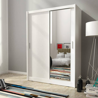 Maja Sliding Door Wardrobe 130cm