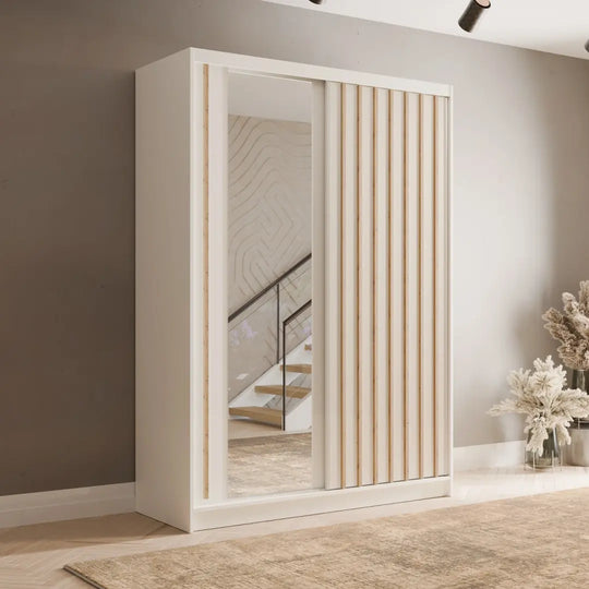 Aluna Sliding Door Wardrobe 155cm