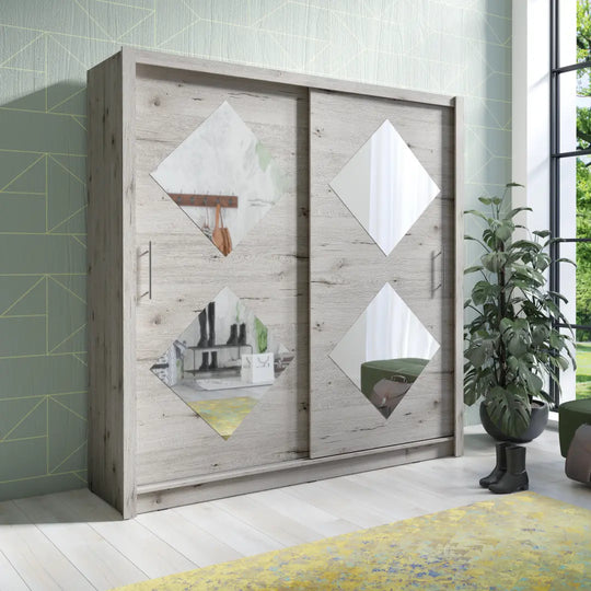 Bora Sliding Door Wardrobe 205cm