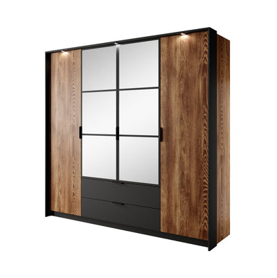 Milton Hinged Door Wardrobe 223cm