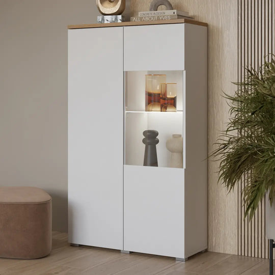 Modo Tall Display Cabinet 80cm