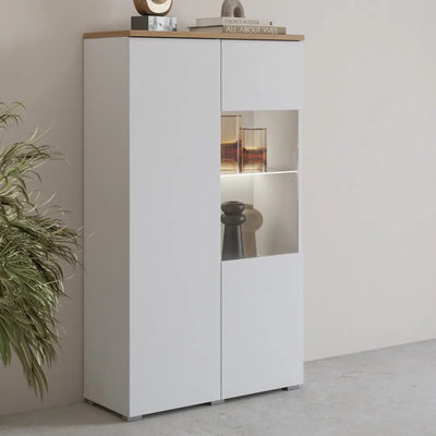 Modo Tall Display Cabinet 80cm