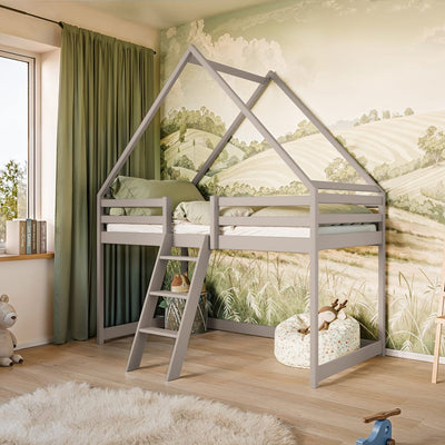 Moon Wooden Loft Bed