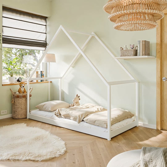 Wooden Single House Bed Morris