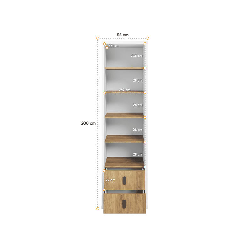 Massi MS-03 Bookcase 55cm