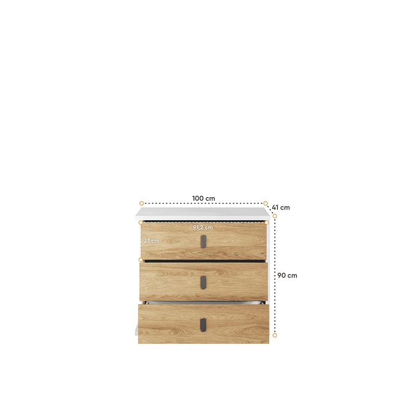 Massi MS-04 Chest of Drawers 100cm