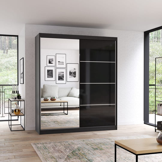 Multi 31 Sliding Door Wardrobe 183cm