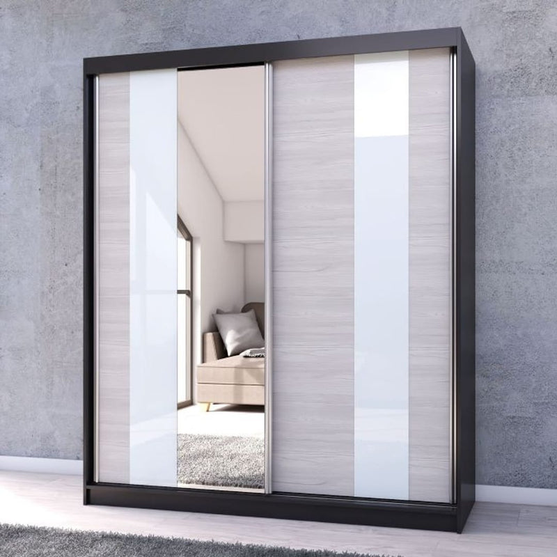 Multi 32 Sliding Door Wardrobe 183cm
