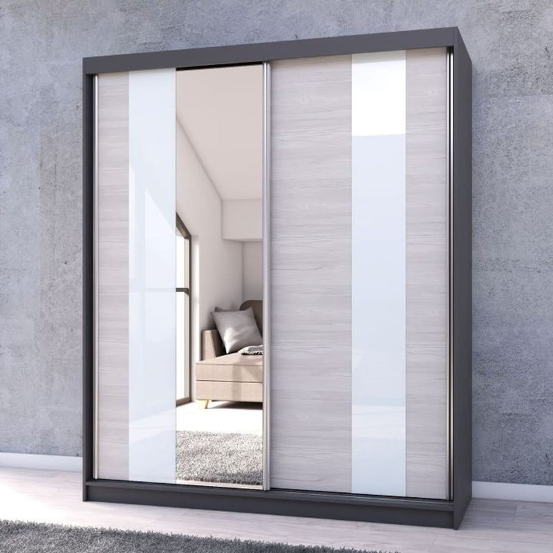 Multi 32 Sliding Door Wardrobe 183cm