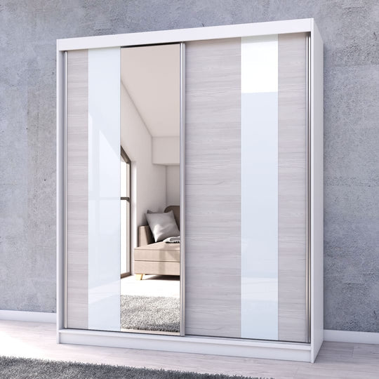 Multi 32 Sliding Door Wardrobe 183cm