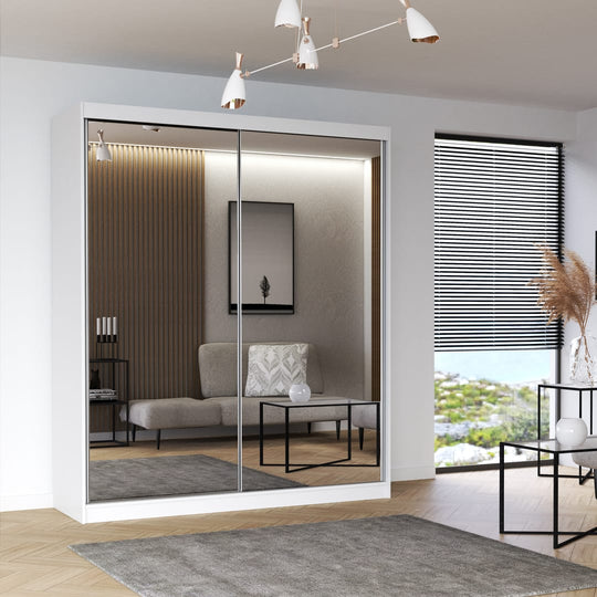 Multi 20 Sliding Door Wardrobe 183cm