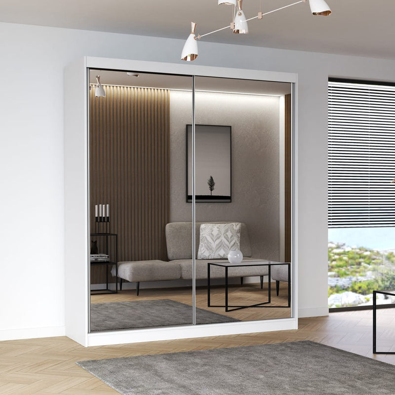 Multi 20 Sliding Door Wardrobe 203cm