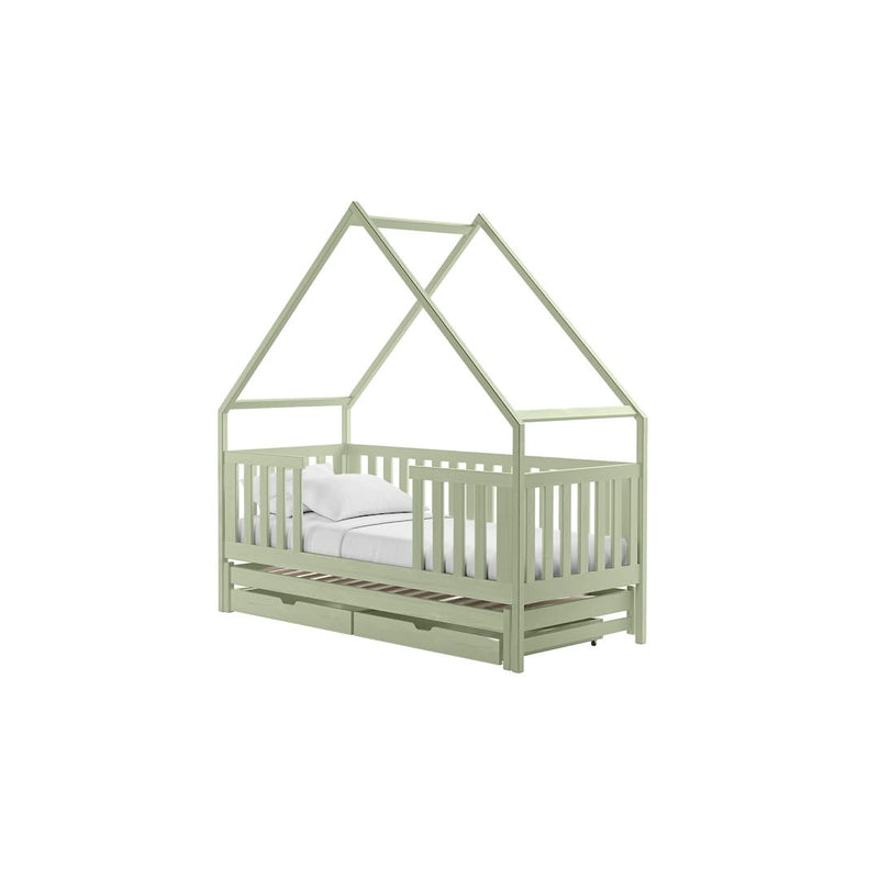 Wooden Single Bed Magic With Trundle