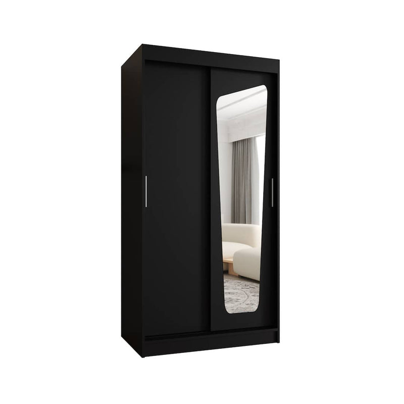 Moka Sliding Door Wardrobe 100cm